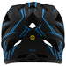 Troy Lee Designs Stage MIPS Helmet-Pinstripe Black/Cyan - 3