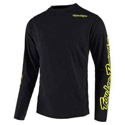 Troy Lee Sprint BMX Race Jersey-Black/Flo Yellow