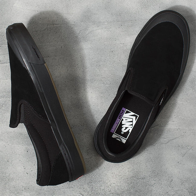Vans BMX Slip-On Shoes-Black/Black - 3