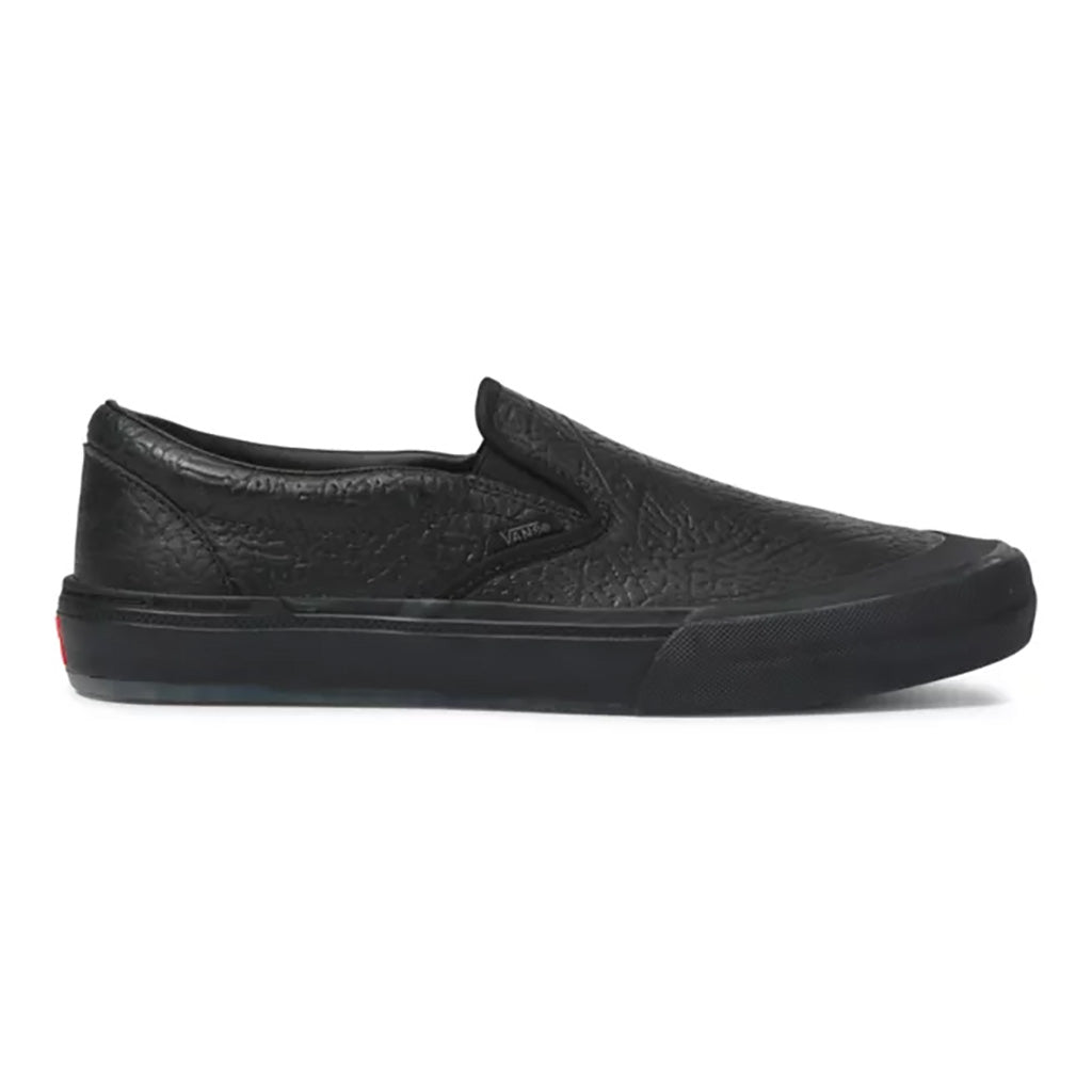 vans leather dress shoes Customs Authentic Shoe in Customs Crafted from premium real leather Vans Skate Slip-On Skateboarding Shoe