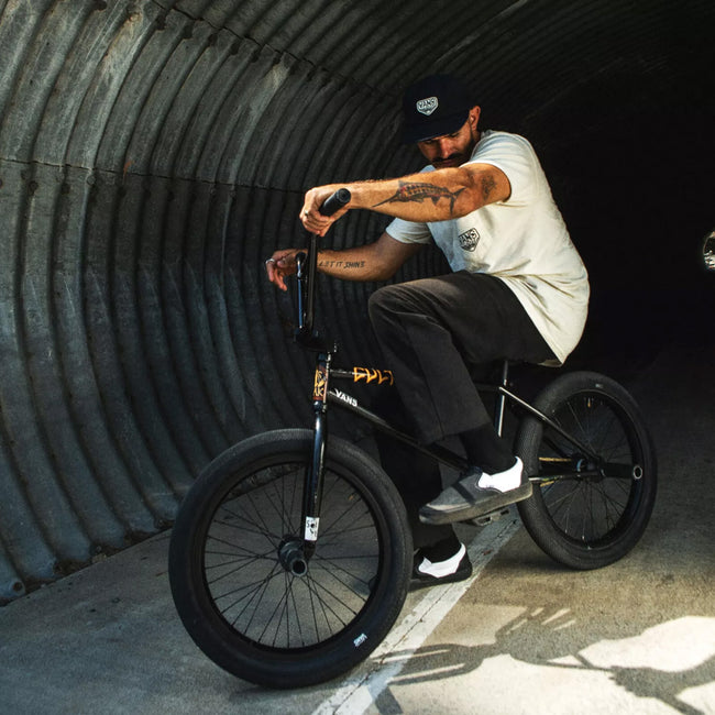 vans gravel bike shoes Vans Dak Slip-On BMX Shoes-Dak Black/White