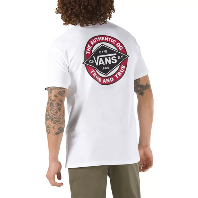 Vans Drop V Diamond Classic Men&#39;s T-Shirt-White - 2