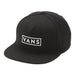Vans Easy Box Snapback Hat-Black - 1