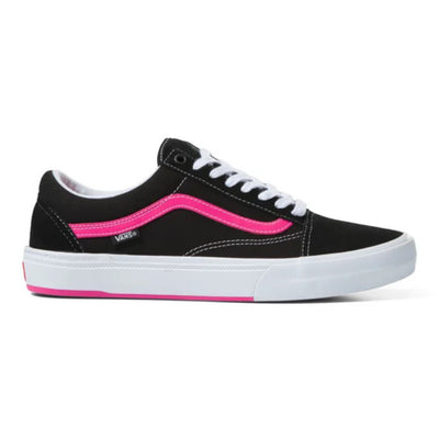 Vans Old Skool BMX Shoes-Black/Neon Pink