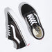 Vans Old Skool Kids Shoes-Black/True White - 4