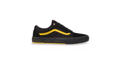 Vans Old Skool Pro Larry Edgar BMX Shoe-Black/Yellow