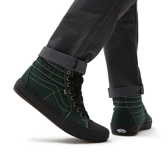 Vans Sk8-Hi 238 Dakota Roche BMX Shoes-Green/Black - 9