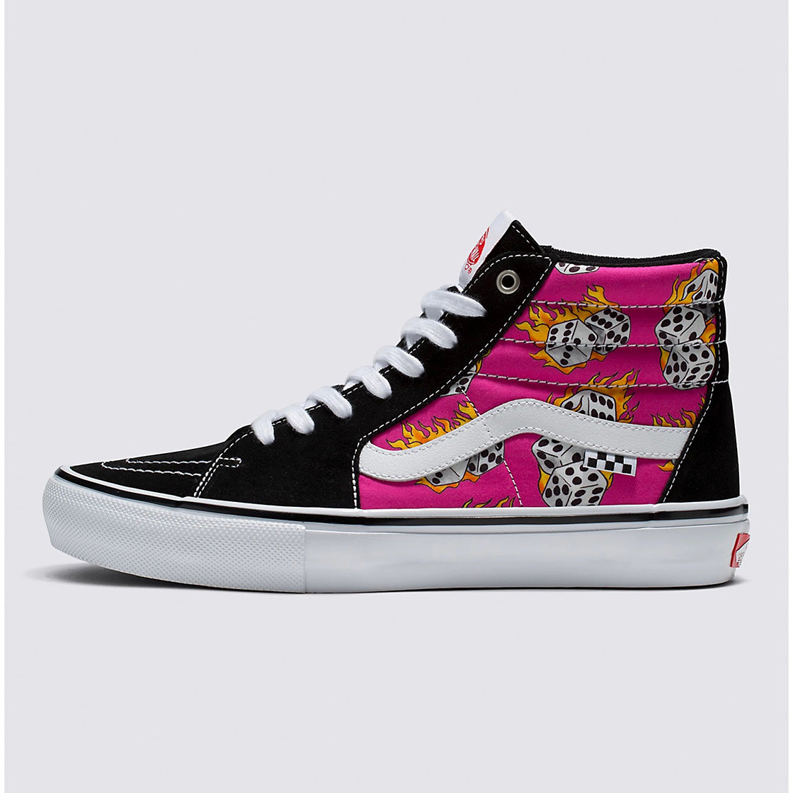 Vans Sk8 Hi BMX Shoes Fuchsia Fedora at J R Bicycles J R