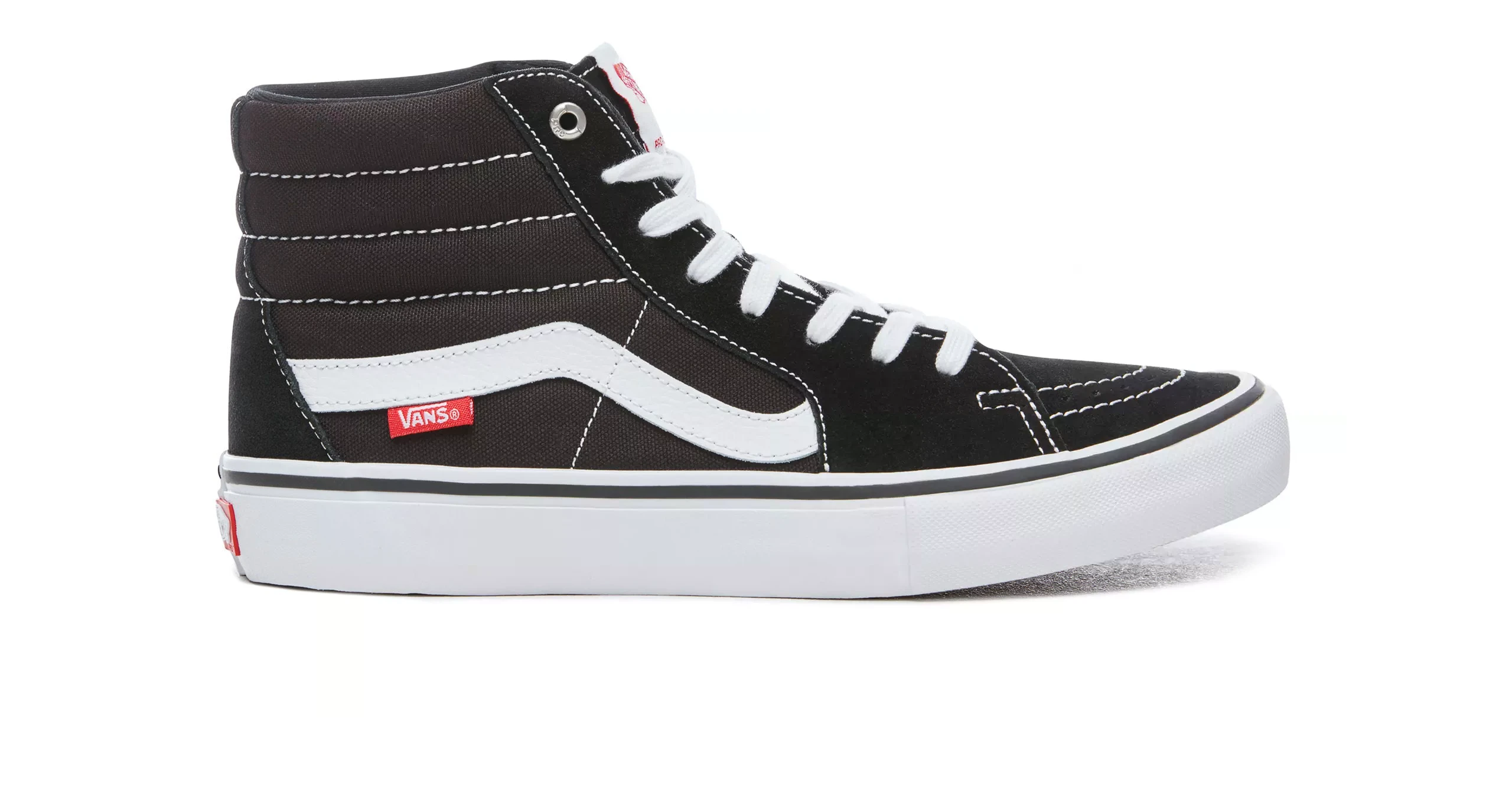 Vans Sk8-Hi Pro BMX Shoes-Black/White