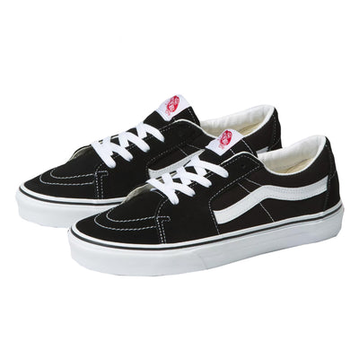 Vans SK8-Low Shoes-Black/White