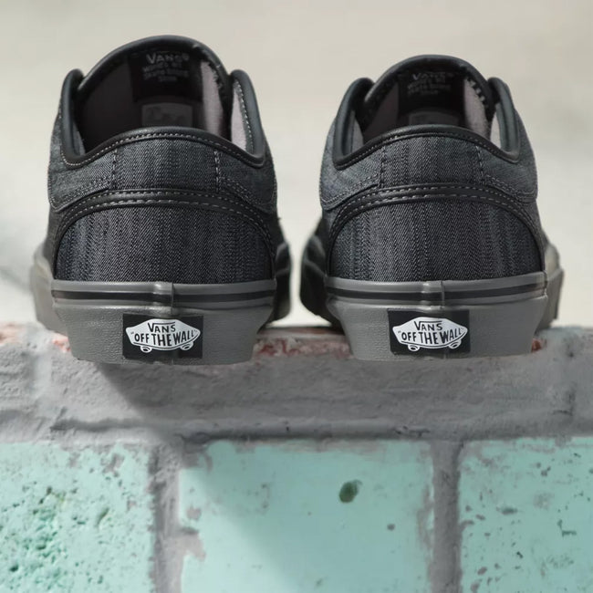 Vans Skate Chukka Low BMX Shoes-Denim Black/Pewter - 4