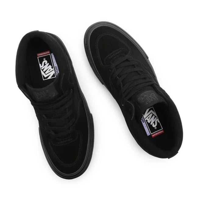 Vans Skate Half Cab BMX Shoes-Black/Black - 4