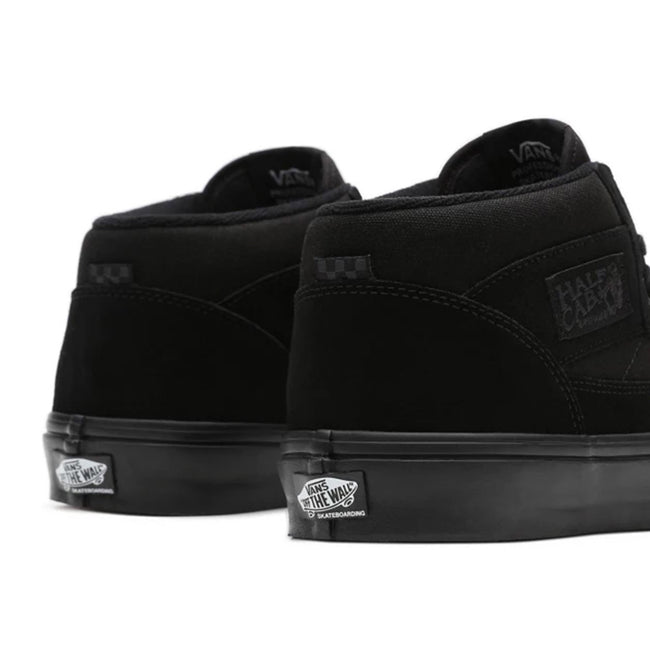 Vans Skate Half Cab BMX Shoes-Black/Black - 7