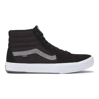 Vans Sk8-Hi BMX Shoes-Black/Gray/White
