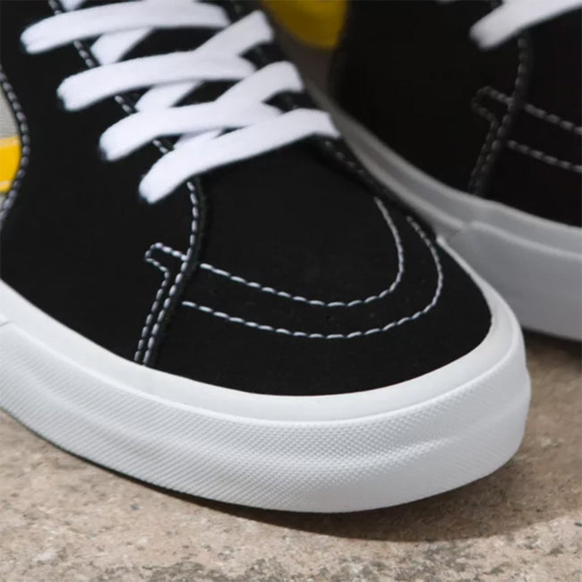 Vans Skate SK8-High BMX Shoes-Black/Gray/Gold - 6