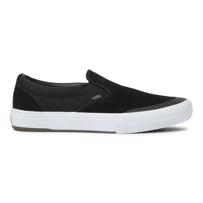Vans Skate Slip-On BMX Shoes-Black/Gray/White