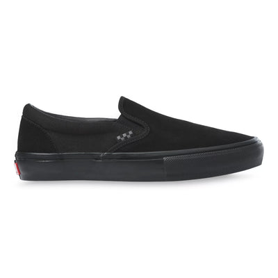 Vans Skate Slip-On Shoes-Black/Black