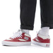 Vans Skate Sport Leather Skate Half Cab &#39;92 BMX Shoes-Chili Pepper/White - 9