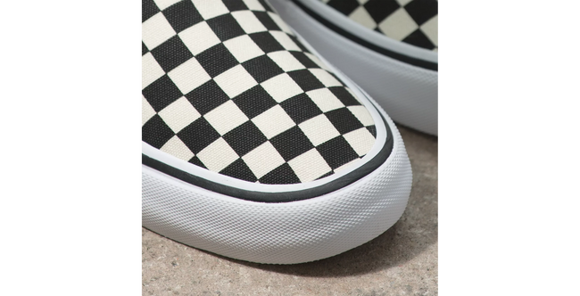 Vans Slip-On Pro Shoes-Black/White Checkerboard - 6