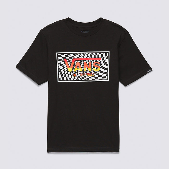 Vans Stripe Kid&#39;s T-Shirt-Black - 1