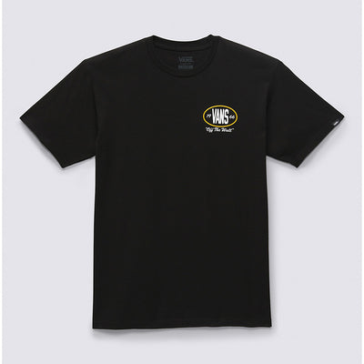 Vans Team Player Checkerboard Men's T-Shirt-Black/Old Gold