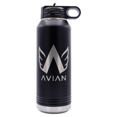 Avian Water Bottle-32oz-Vertical Logo