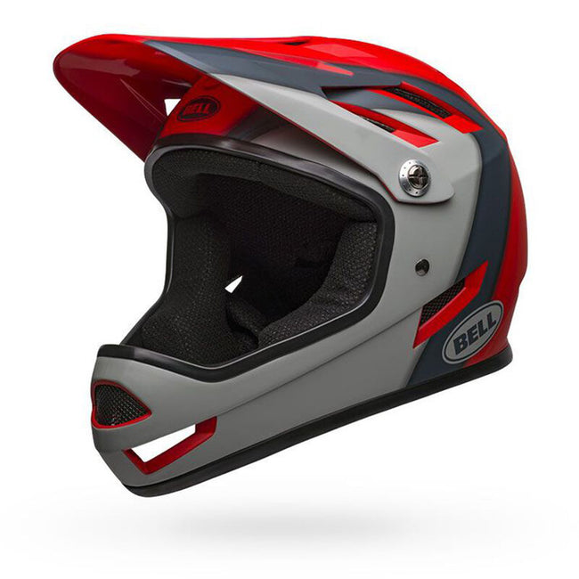 Bell Sanction BMX Race Helmet-Matte Crimson/Slate/Dark Gray - 3