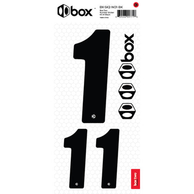 Box Two Number Sticker Set 0-9