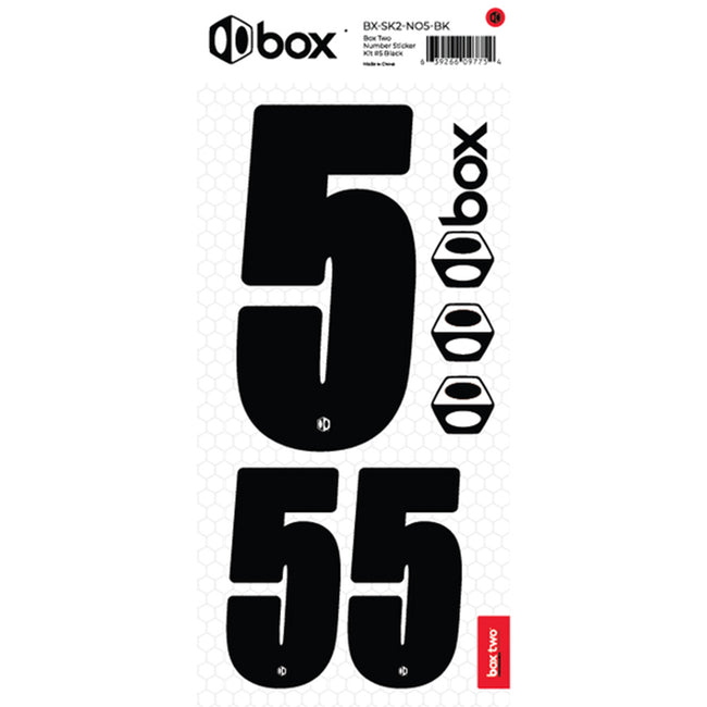 Box Two Number Sticker Set 0-9 - 6
