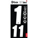 Box Two Number Sticker Set 0-9 - 11