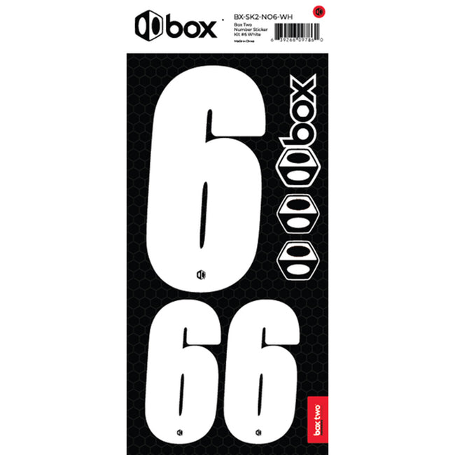 Box Two Number Sticker Set 0-9 - 17