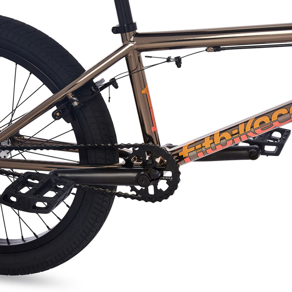 Fit 2023 Series One SM 20.25in TT BMX Freestyle Bike-Smoke Chrome
