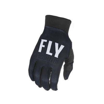 Fly Racing 2022 Pro Lite BMX Race Gloves-Black/White