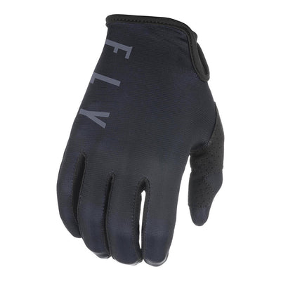 Fly Racing Women's Lite BMX Race Gloves-Black/Grey