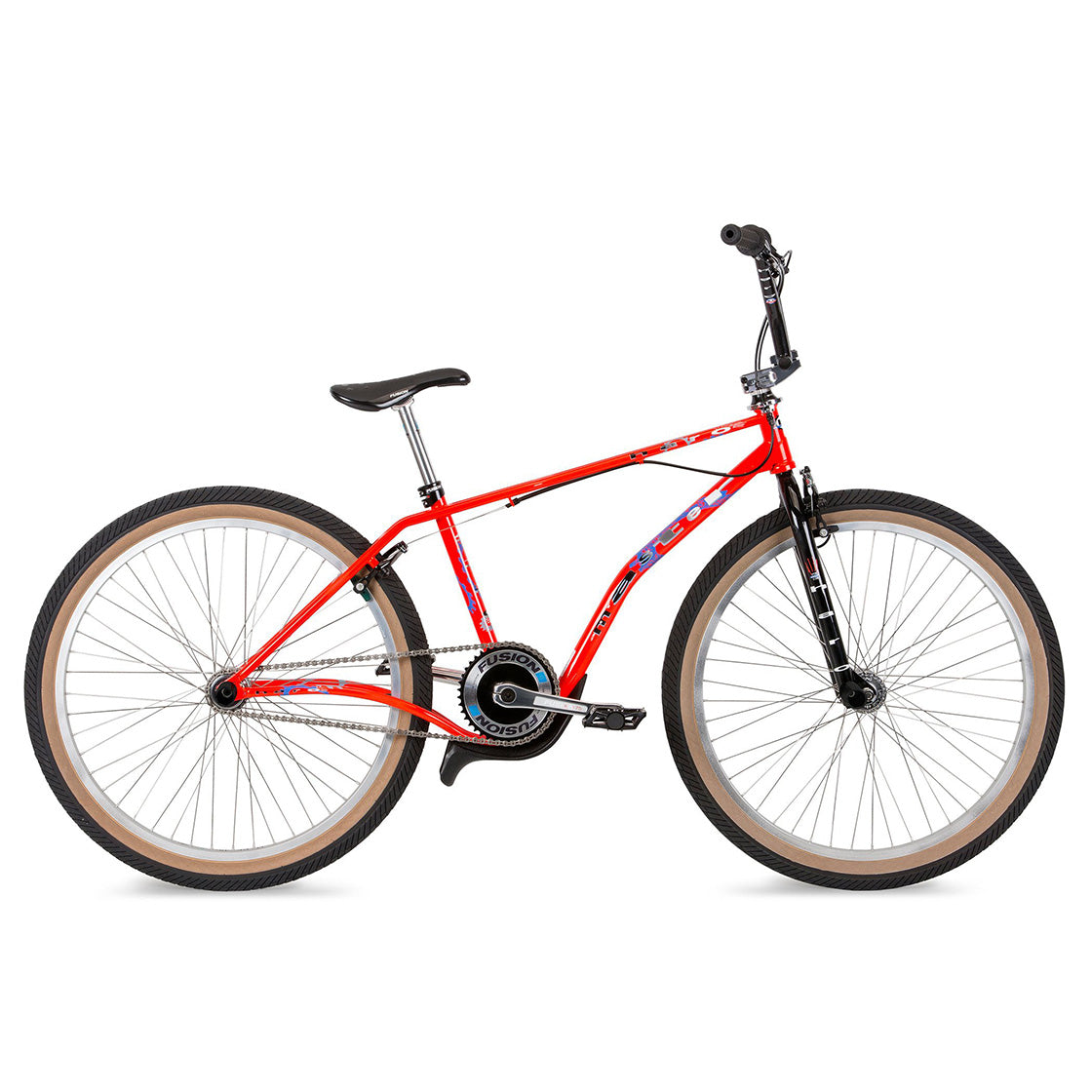 Haro Lineage Air Master 26 inch BMX Freestyle Bike Neon Red J R