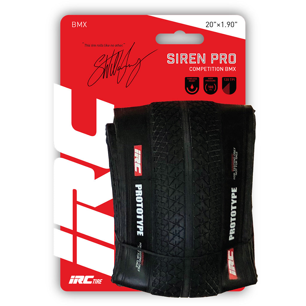 IRC Siren Pro Tubeless Ready Folding BMX Tire – J&R Bicycles, Inc.