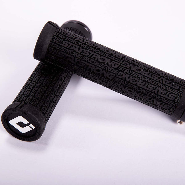 ODI x Stay Strong Reactiv Flangeless Lock-On Grips - 1