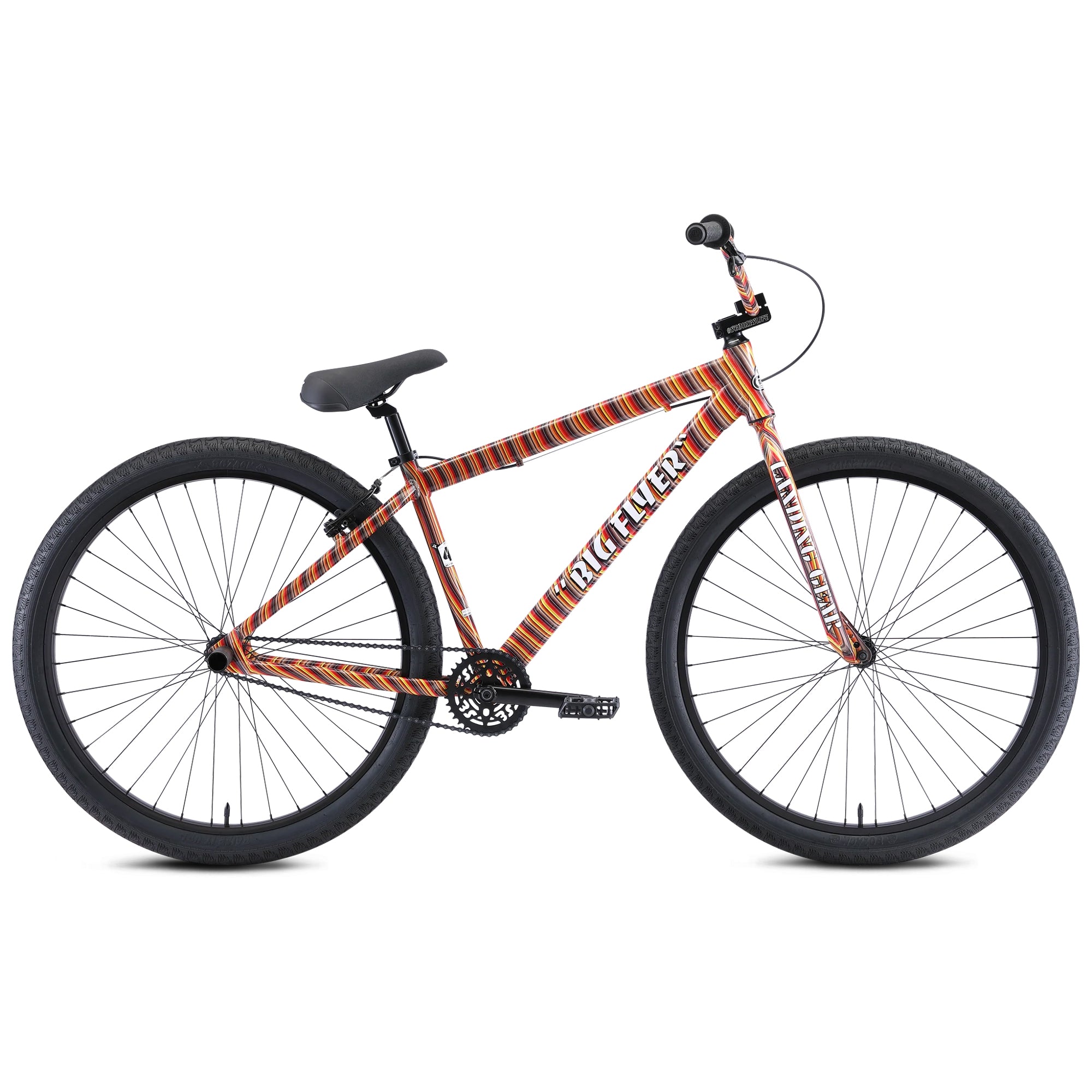 SE Blocks Flyer 26-inch BMX Freestyle Bike-Orange Camo