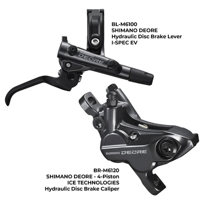 Shimano Deore BL-M6100/BR-M6120 Hydraulic Disc Brake and Lever Kit