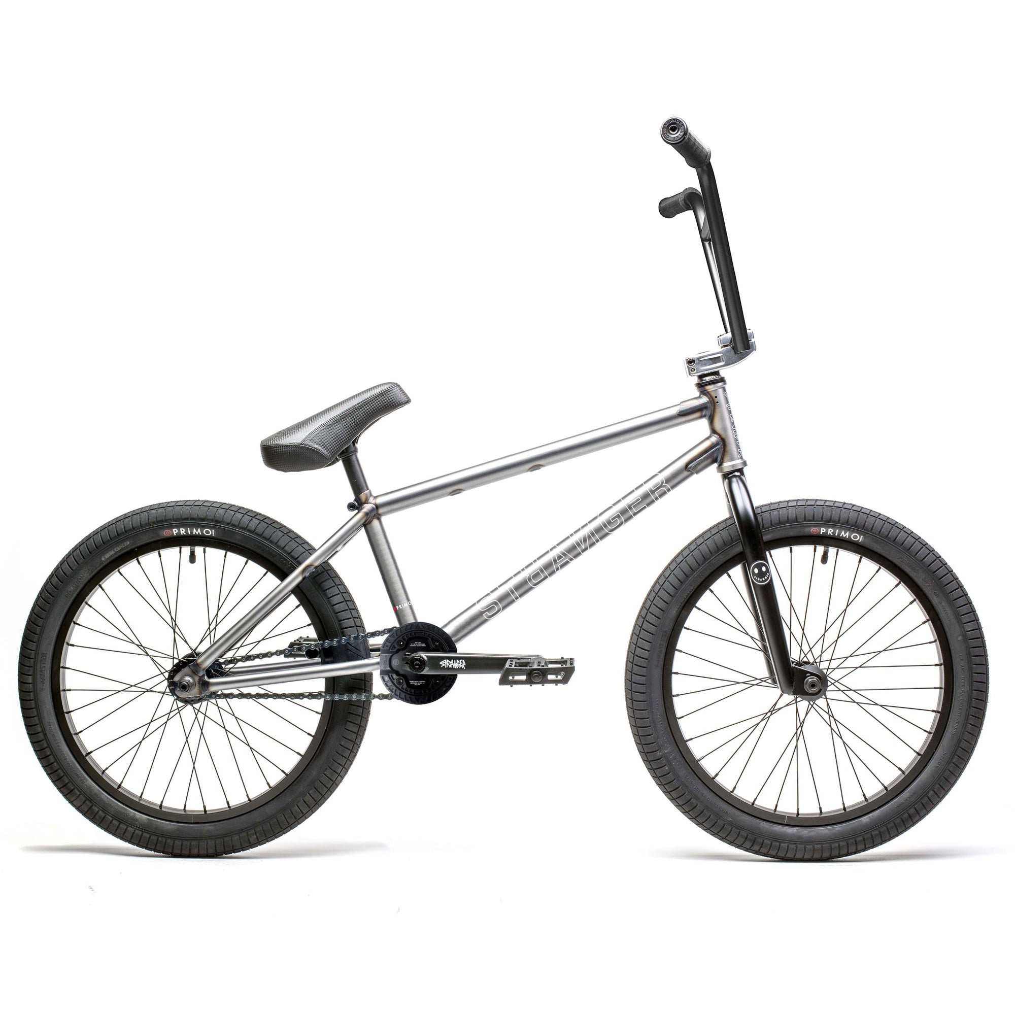 Stranger Level - RHD 20.75-inch TT BMX Freestyle Bike-Matte Raw