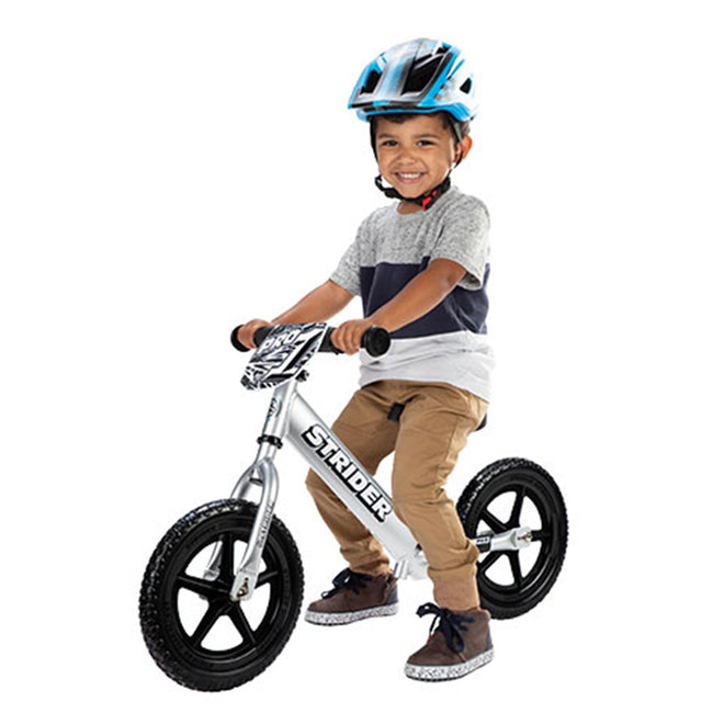 Strider 12 Pro Balance Bike-Silver - 6