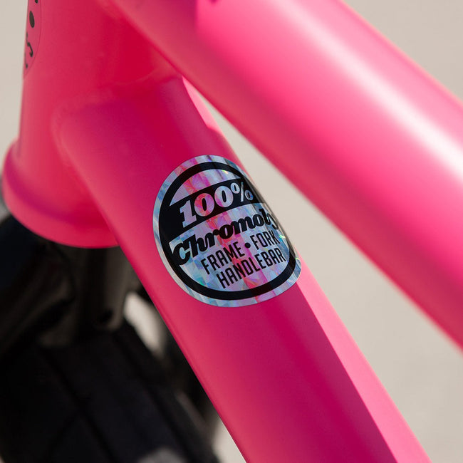 Sunday Street Sweeper RHD 20.75&quot;TT BMX Freestyle Bike-Matte Hot Pink/Grape Fade - 5