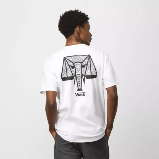 Vans X Courage Adams Off The Wall Classic T-Shirt-White - 5