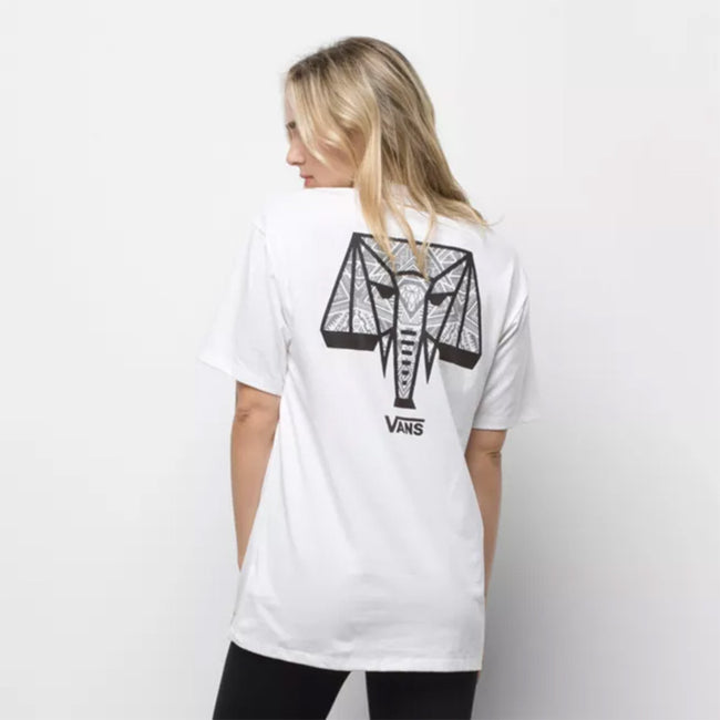 Vans X Courage Adams Off The Wall Classic T-Shirt-White - 7