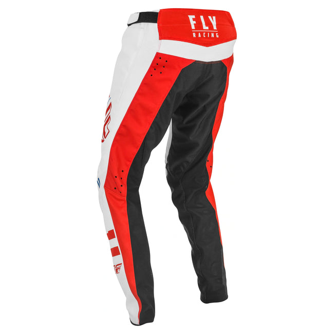 Fly Racing Kinetic BMX Race Pants-Ltd Ed. Team USA-White/Red/Blue - 2