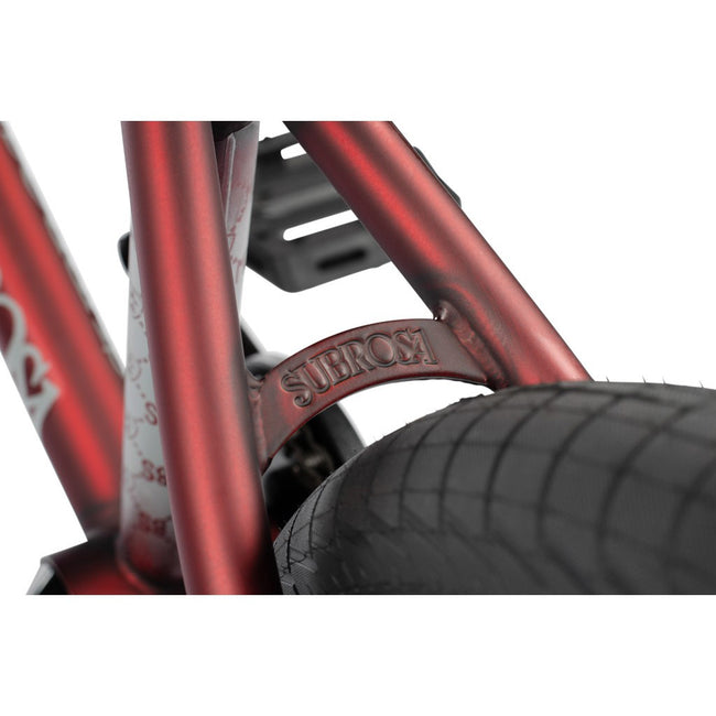 Subrosa Novus Ray Signature 21&quot;TT BMX Freestyle Bike-Matte Translucent Red - 10