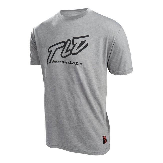 Troy Lee Designs Just Right T-Shirt - Heather Platinum - 1