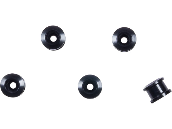 Sinz Chromoly Chainring Bolts-Black - 1