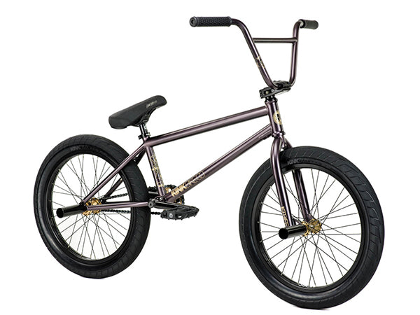 Kink Liberty Brakeless Sexton Pro Model BMX Bike-Purple Graphite - 1