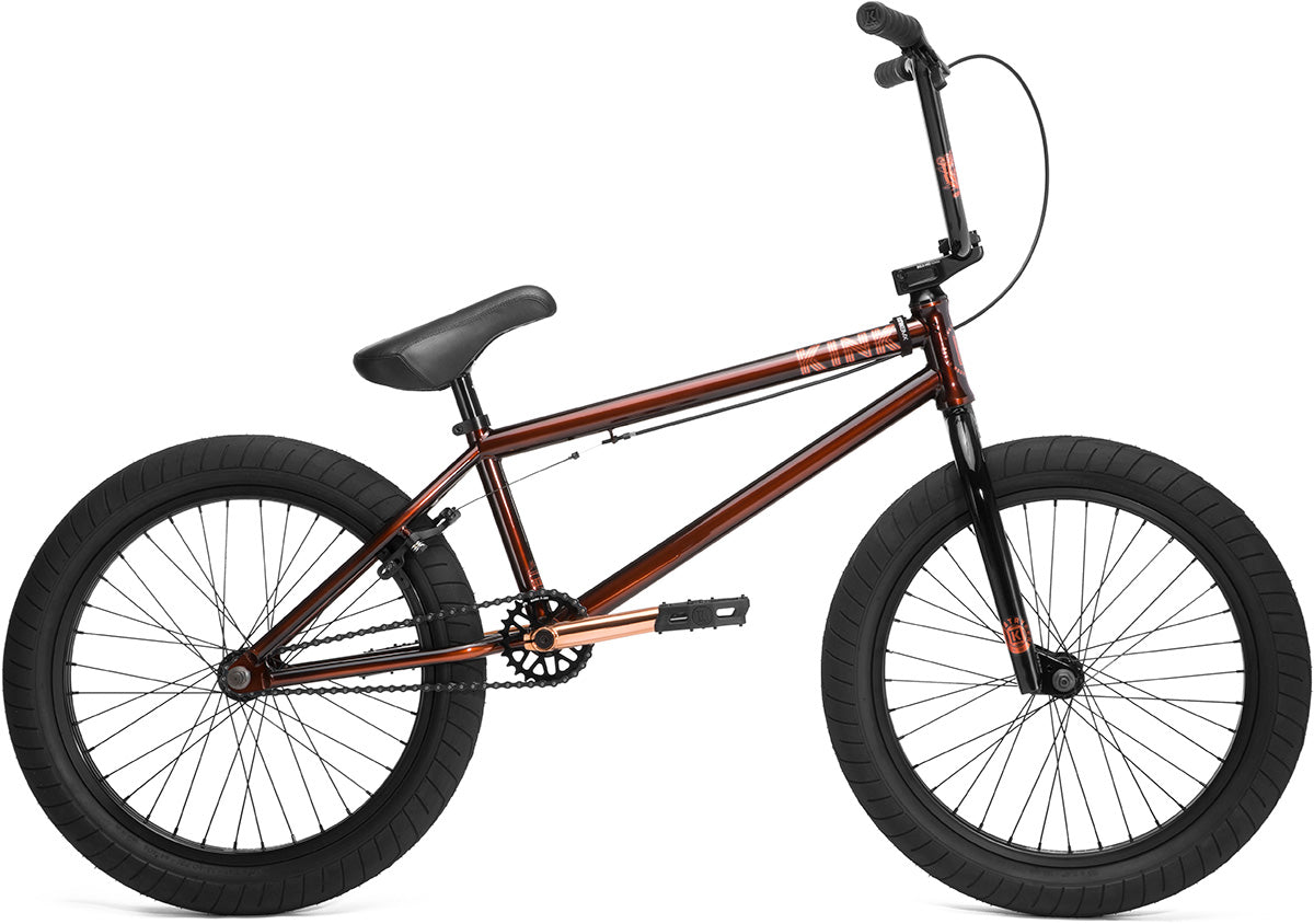 Kink 2018 Whip BMX Freestyle Bike Gloss Rootbeer at J R Bicycles J R Bicycles Inc